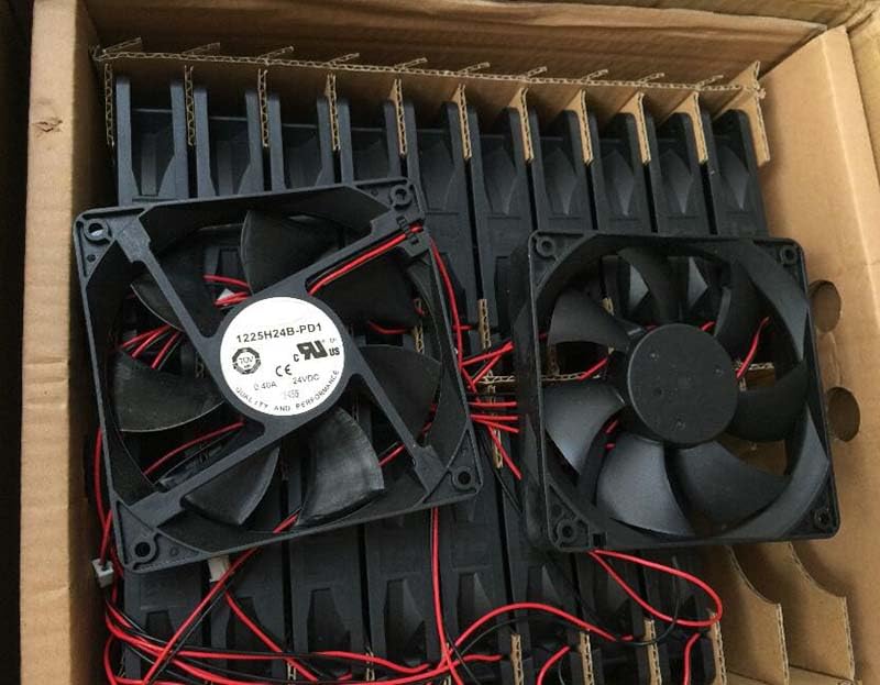 Ventilateur inverseur 1225H24B puissant 24V pour extraction de chaleur