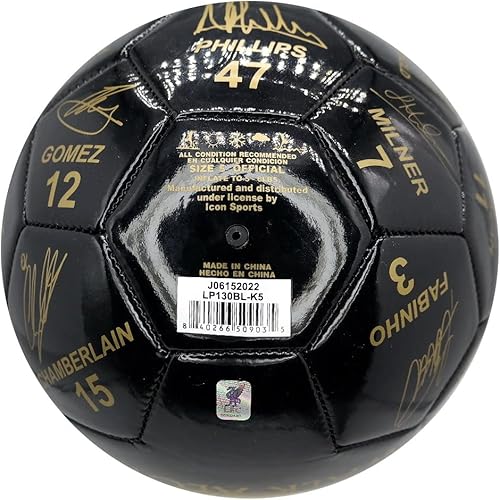 Miniatura 5 de Icon Sports Balón de fútbol Liverpool Oficial Tamaño 5 "Limited
