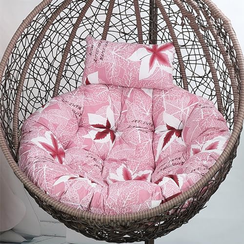 Coussin de chaise suspendue épais pour soulager le dos sur un fauteuil œuf de jardin