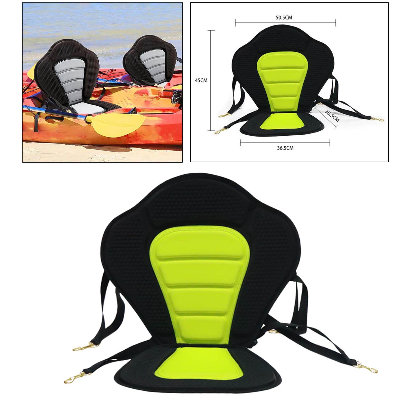Asiento Desmontable para Kayak, Resistente Y, con Larga Vida útil. Asiento Universal Impermeable para Kayaks, Botes de Deriva, Rafting, Canoa