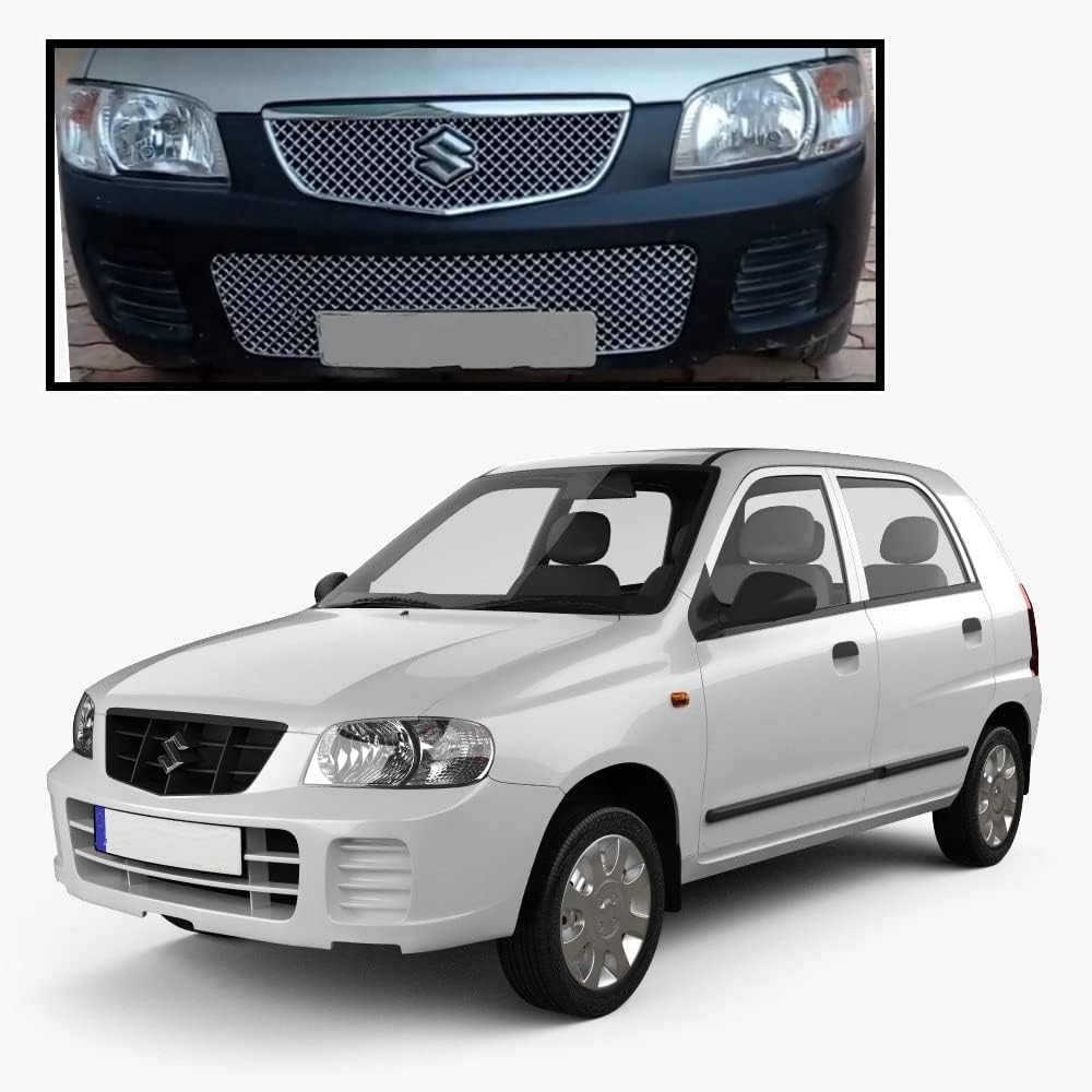 Bentley Style Front Grill Suitable for Maruti Alto Type 2 (2006 to 2009) (2pc)