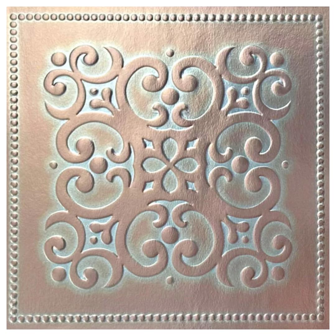 Main Street – 24-Pack of 8 x8 Peel and Stick Backsplash Wallpaper Tiles – Removable Self Adhesive Wall Tile for Kitchen, Renter-Friendly for Your Home and DIY Projects (Patina Copper)