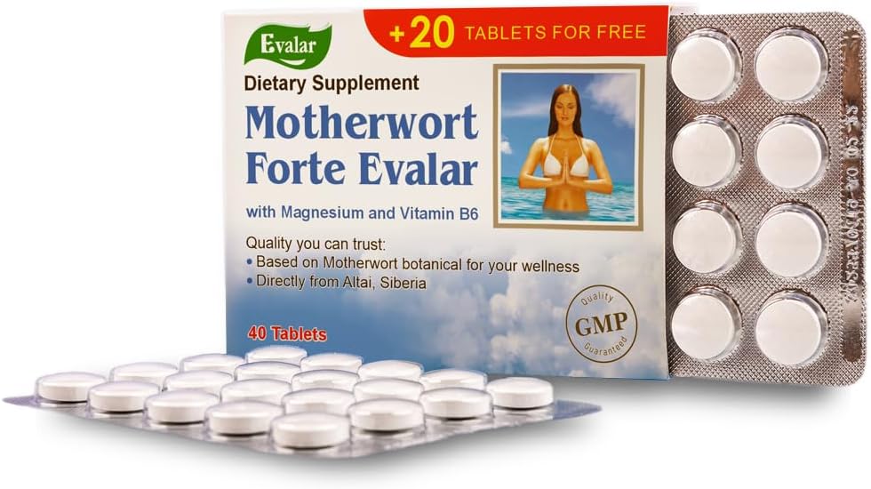 Motherwort Forte by Evalar Siberian Herbs 40 Tabs - Image 3