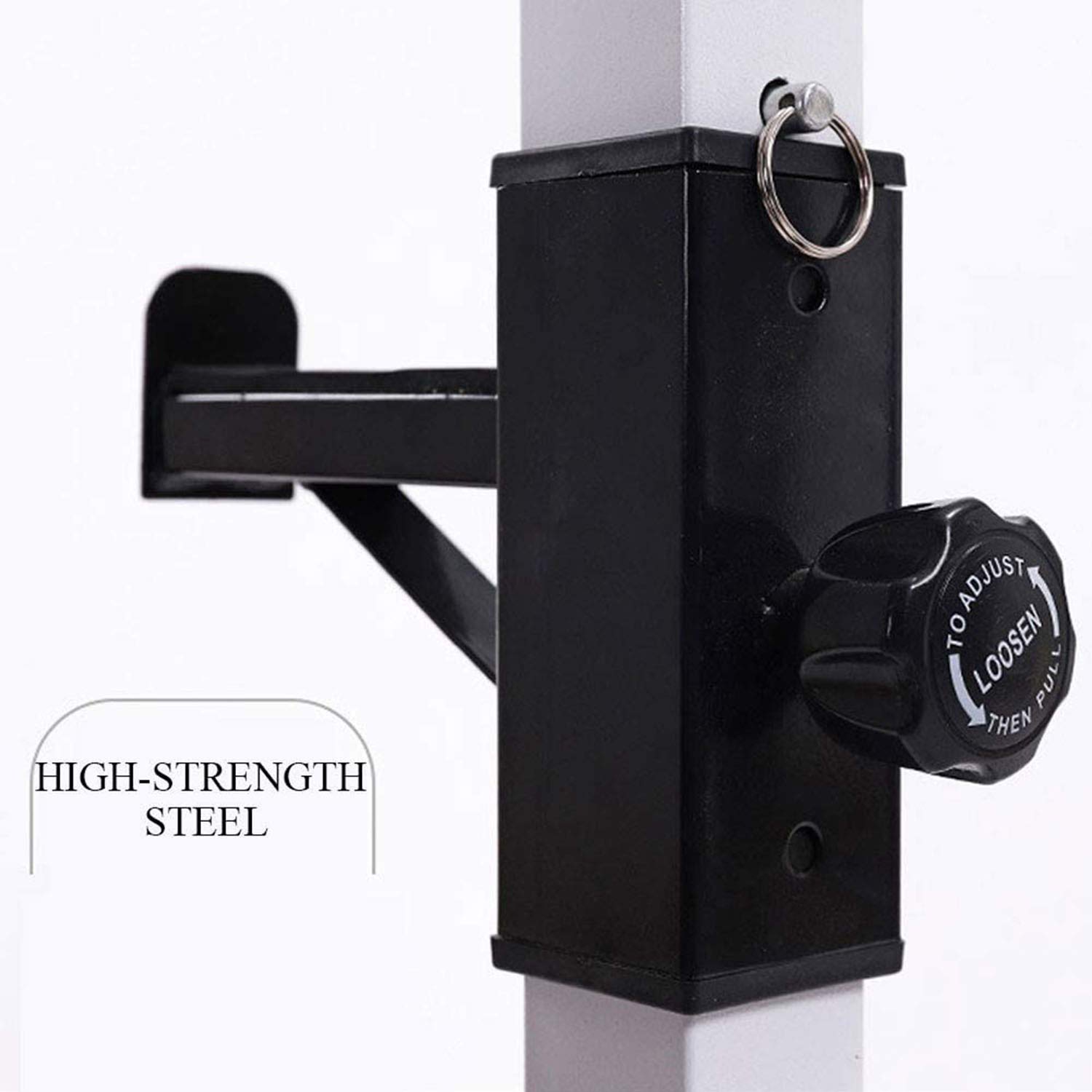 Squat Stand Rack da Squat Rack Squat Sostegno Altezza e larghezza Regolabile Bilanciere Stand per Allenamento della Forza Rack, Palestra o Palestra a Casa, Peso Max. 200 kg