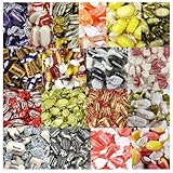 Sugar Free Wrapped Hard Boiled Sweets Mix – Assorted Guilt-Free Flavoured Hard Candies, Long Lasting Fruit Flavour Sweet (1000g, Random Mixed)
