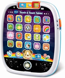 Vtech Touch & Teach Tablet for Kids | Sound Effects, Phrases and Songs | Early Development with Numbers, Shapes, Animals And Colours | Suitable For Ages 12 - 36 Months