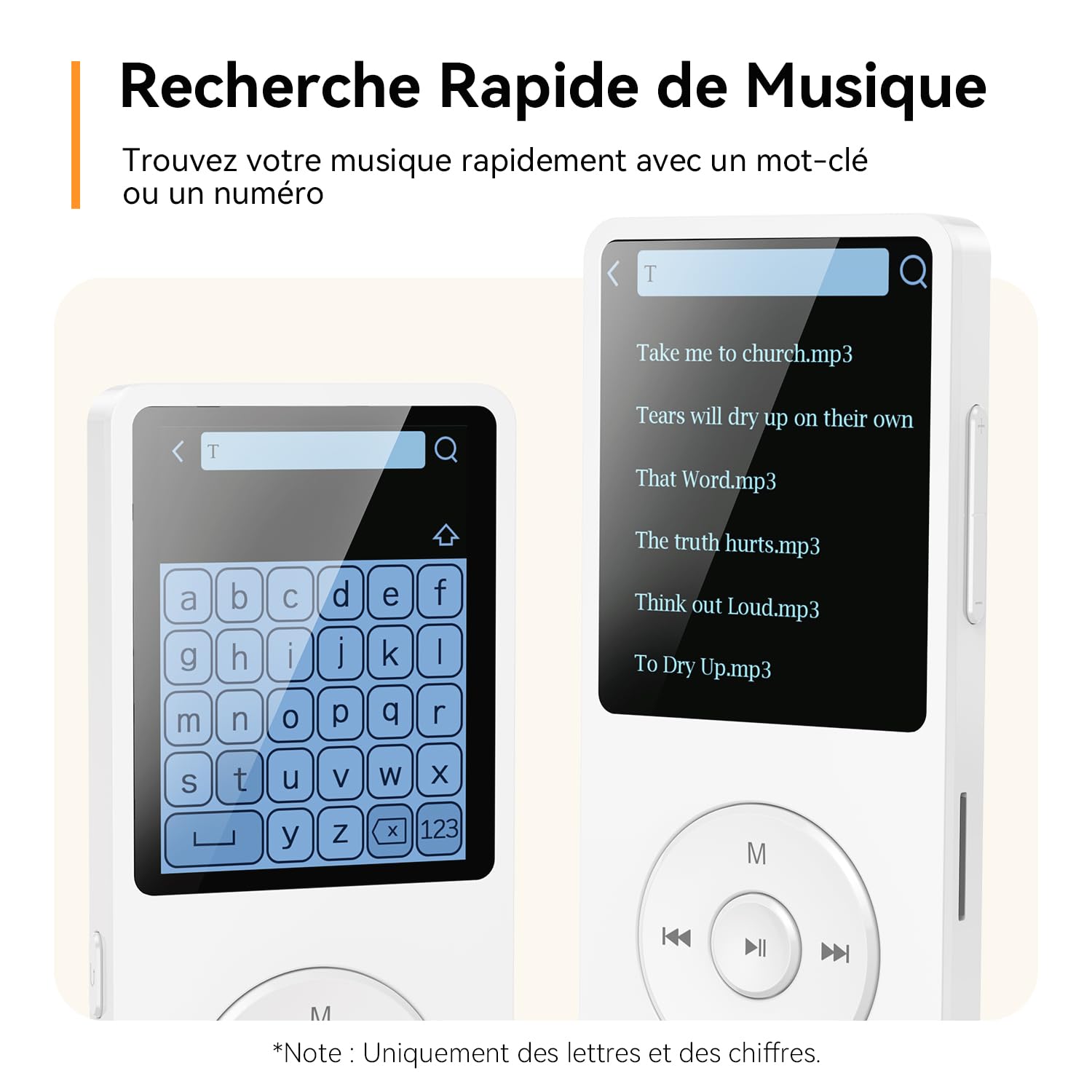 AGPTEK Lecteur MP3 Bluetooth 5.3 32Go,1,8 "Baladeur MP3 Numérique