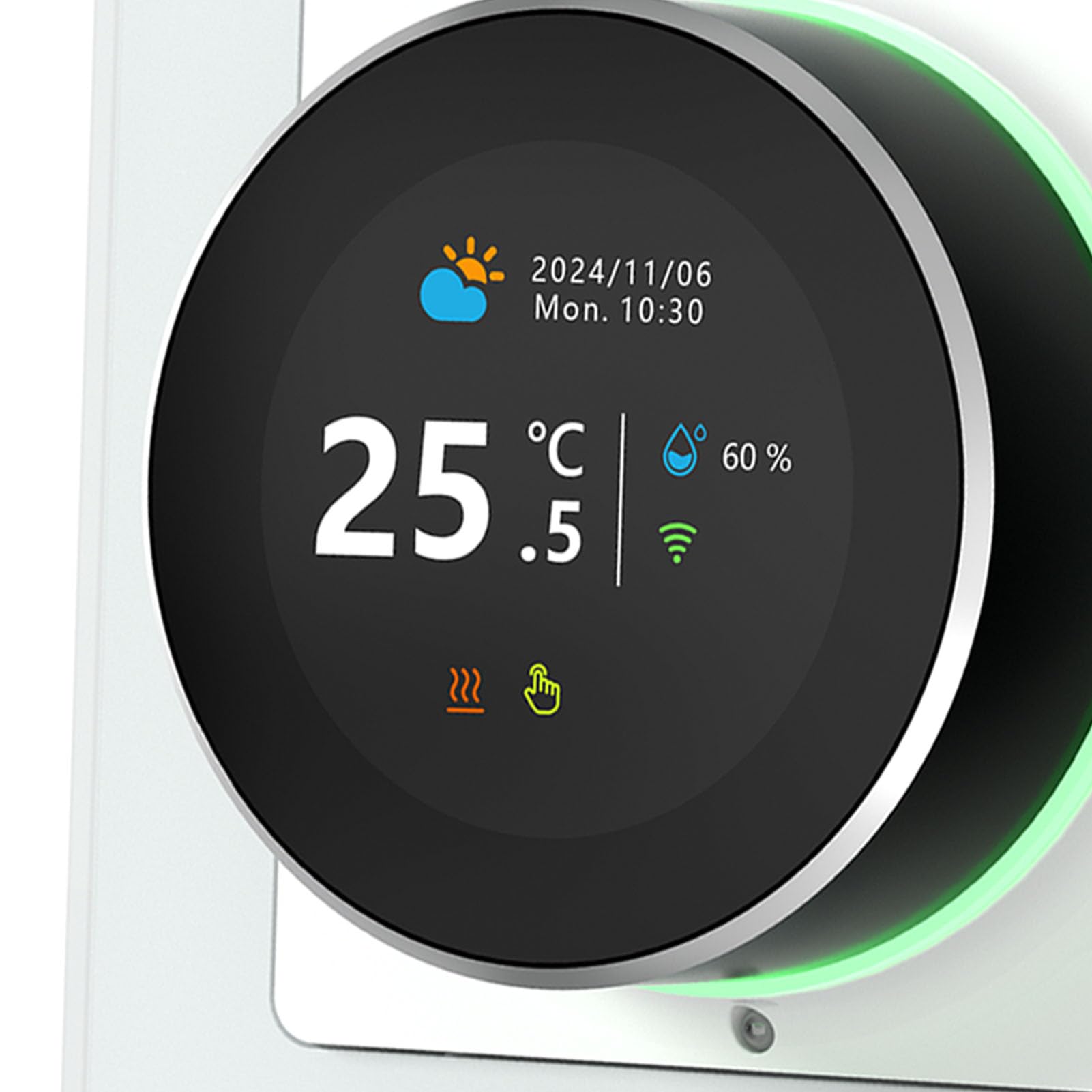 Ejoyous Termostato Intelligente per Scaldabagno, Regolatore di Temperatura WiFi con Programmazione Programmabile e Controllo Vocale per il Riscaldamento Domestico