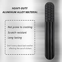 Vista 4 de 2 calcomanías de metal de aluminio 3D con emblema de la bandera estadounidense para decoración de parachoques de exteriores, calcomanías populares