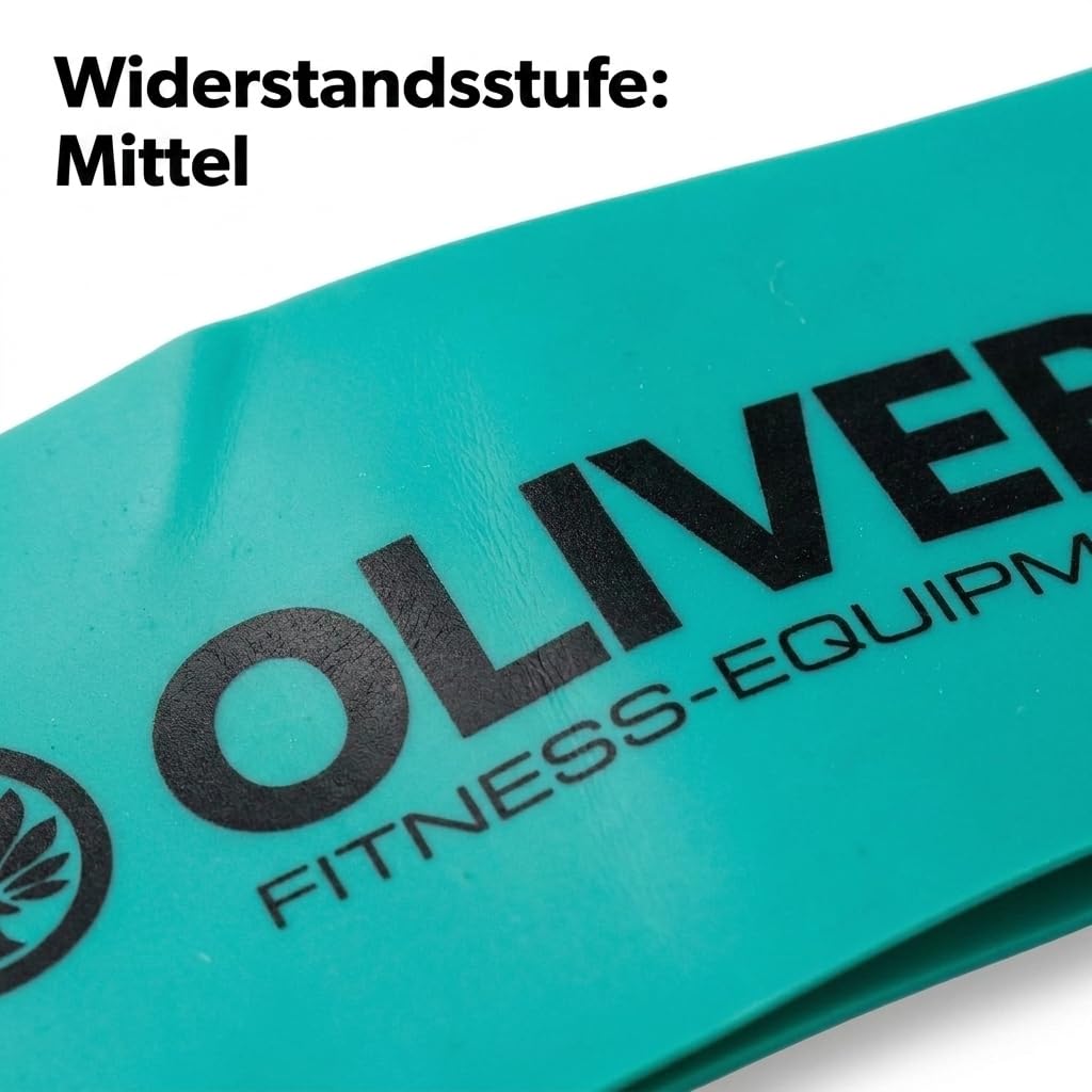OLIVER Rubber-O Minibandas de Resistencia Originales (Pack de 10) | Bandas Elásticas de Látex para Entrenamiento Fitness, Fisioterapia y Ahorro
