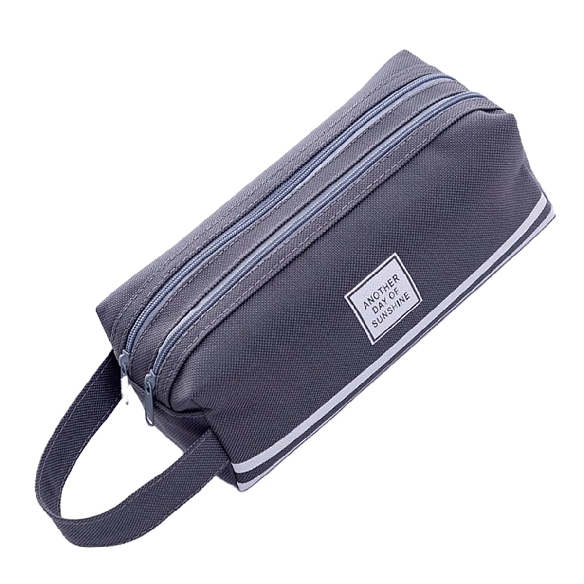 YUPPIN Pencil Pouch for Kids, Stylish Pouch for Stationery Items, Multiutility Large Pencil/Pen case for Boys and Girls (Dark Grey) (B0D4YGW57D) Amazon Price History, Amazon Price Tracker