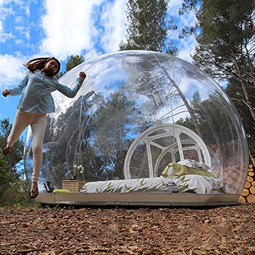 Carpa burbuja inflable domo transparente 4 m para camping miniatura 5