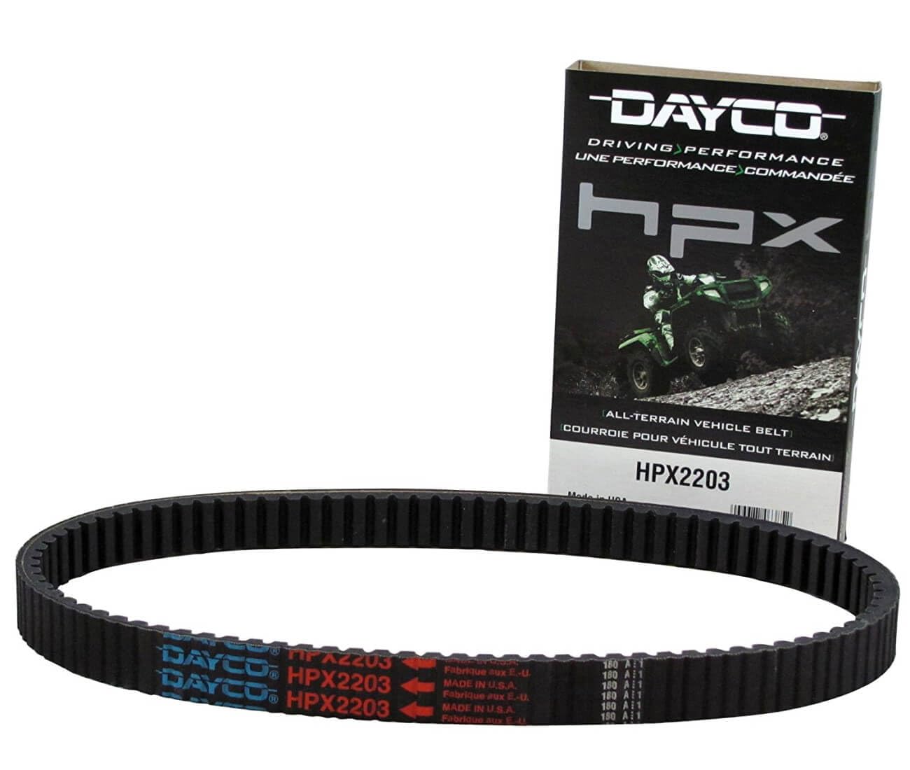 Dayco - Courroie de transmission compatible avec 330 TRAIL BLAZER/TRAIL BOSS / 500 SCRAMBLER/SPORTSMAN - HPX2203 pour ATV