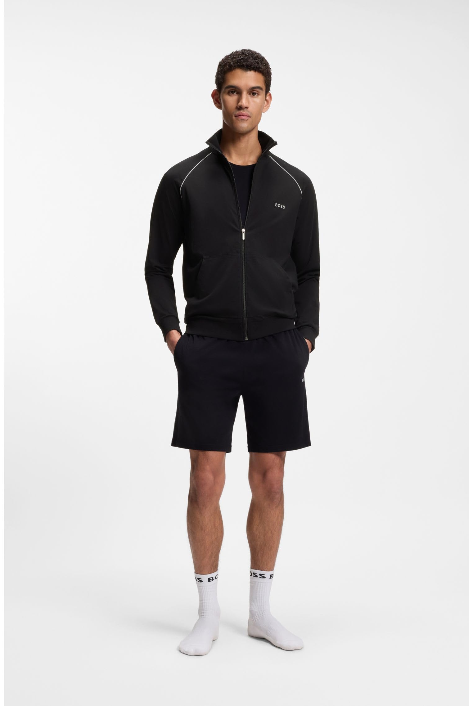 BOSS Herren Mix&match Jacket Z Loungewear Jacket (1er Pack)