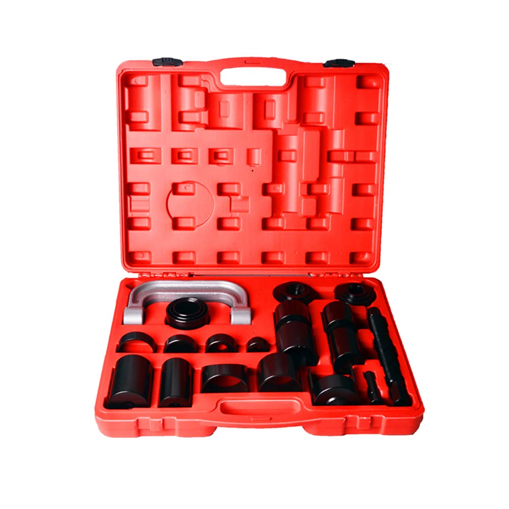 LeTkingok 21PCS C-Shaped Ball Head Puller, Whole Car Series Hem Arm Ball Head Extractor Universal Cross Joint Extractor Auto Repair Tools