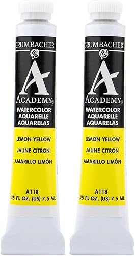 Miniatura 8 de Grumbacher Academy - Pintura de acuarela, 0.25 onzas, naranja lizarina (A005)