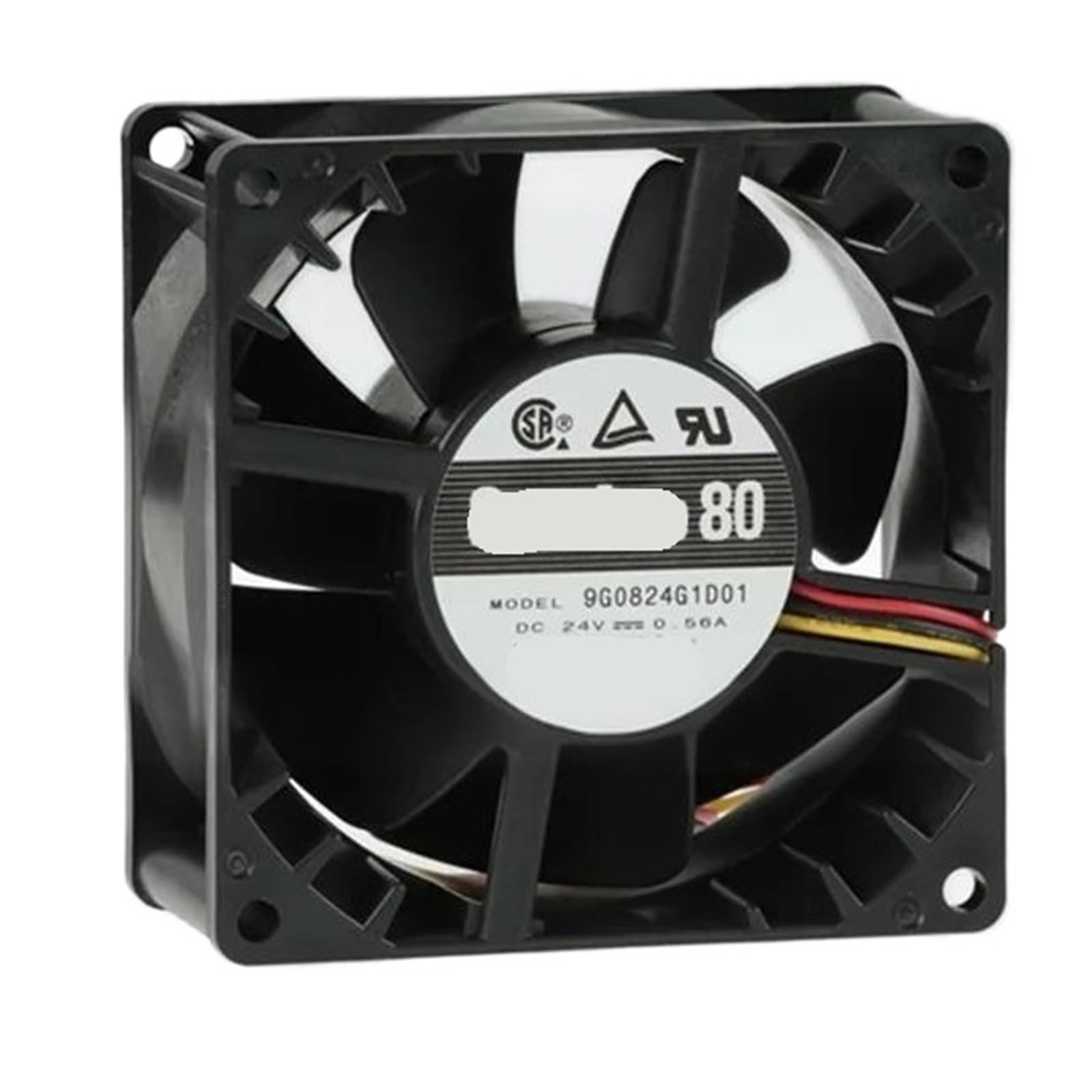Lzikkgki One Color 9G0824g1d01 24Vdc Fan 80X80x38mm 13.4W 3Wire 6300Rpm