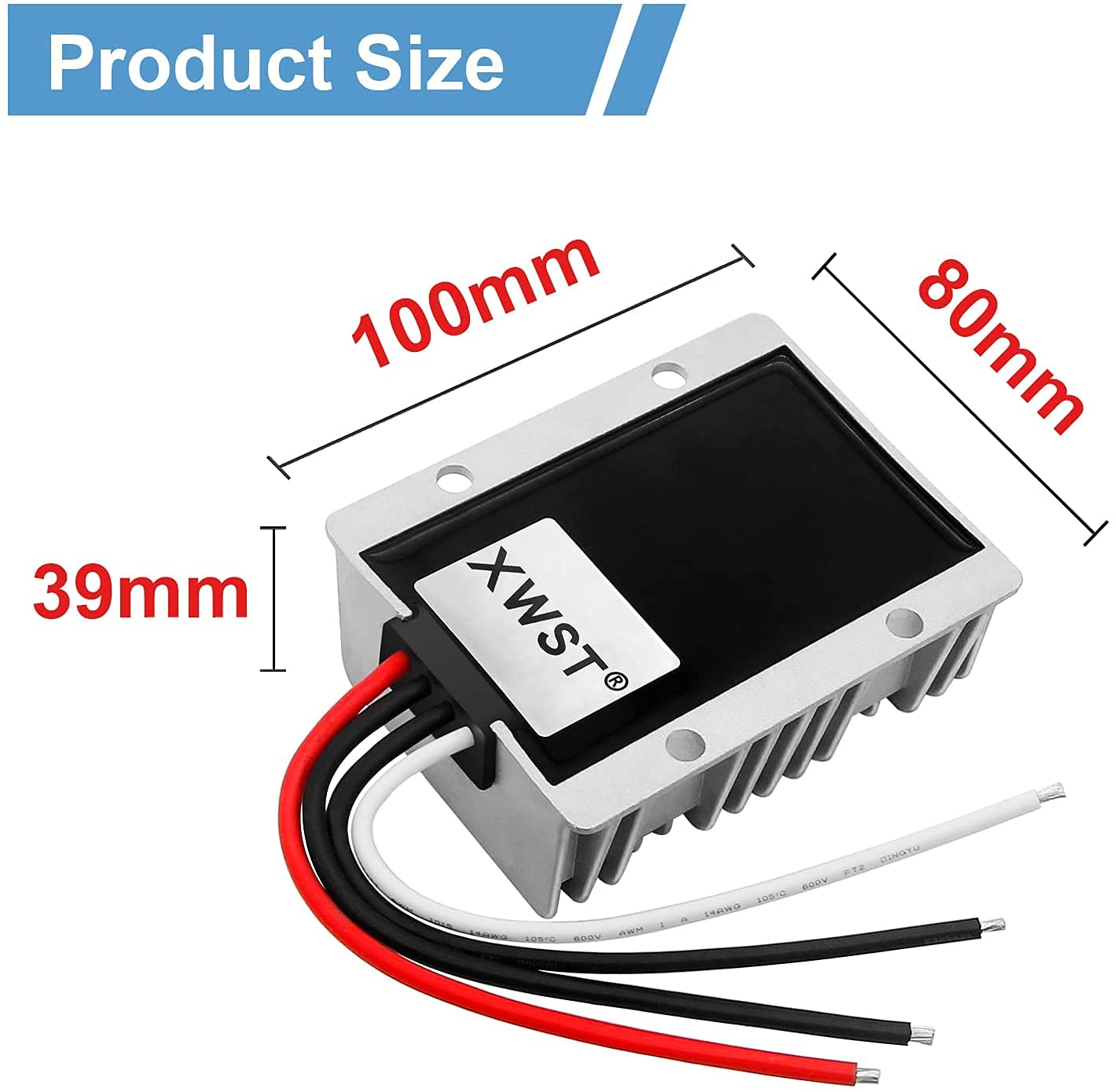 DC DC 36V 48V auf 24V Spannungsregler 30A 720W Wechselrichter 30-60V zu 24V Abwärtstransformator-Adapter für LED Auto