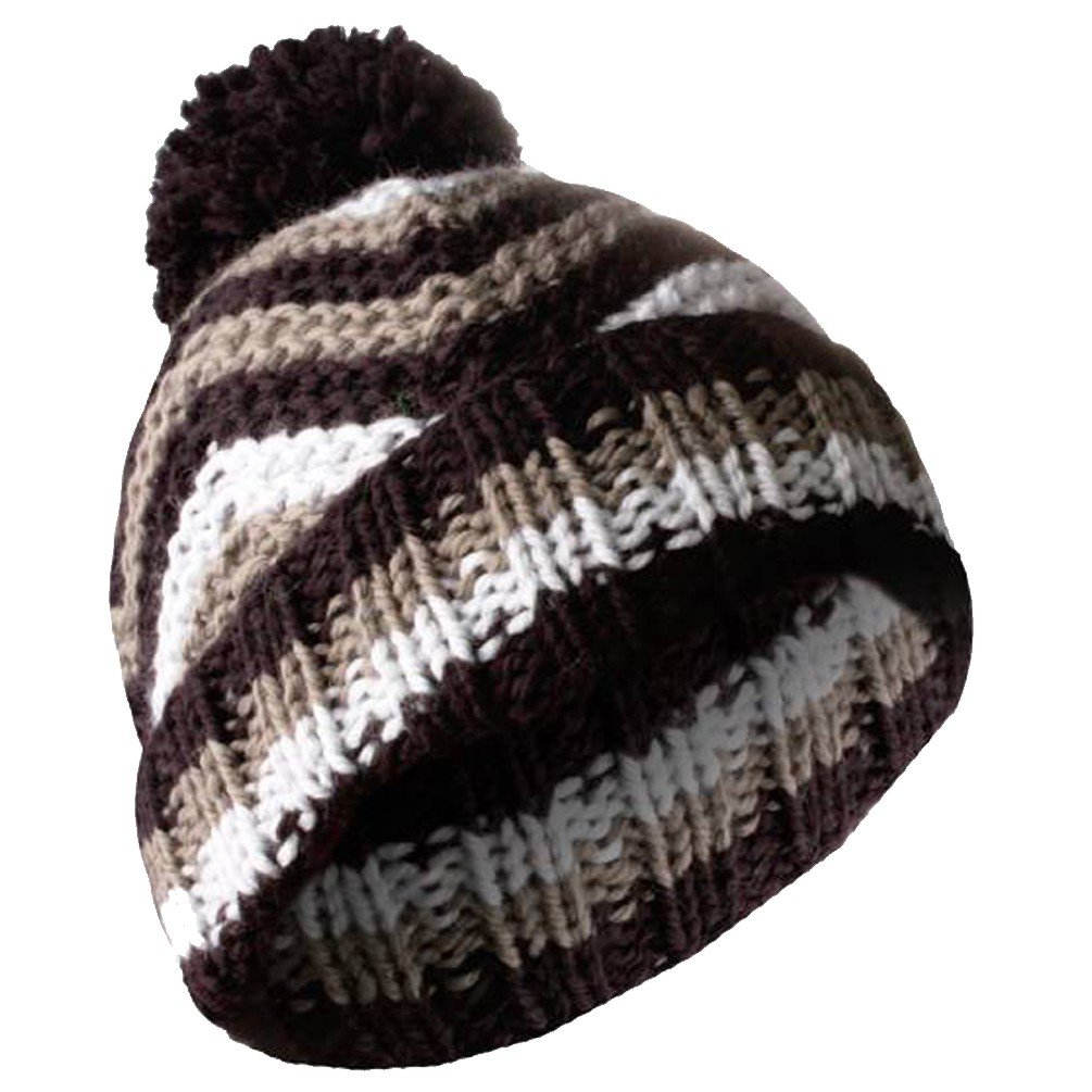 MasterDis Beanie Zig Zag Hat Brown/Wheat