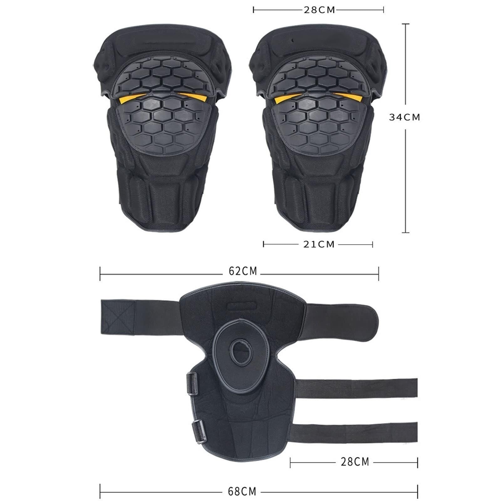 Knieschoner Motorrad Skateboard Knieschützer Set Fallschutz Und Winddicht Und Warm Skateboard Roller Skaten Schutzausrüstung Motocross Ausrüstung Für Erwachsene