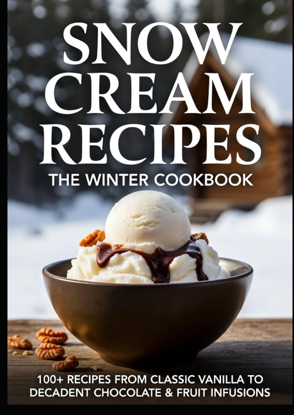 Snow Cream Recipes: The Winter Cookbook: 100+ Recipes From Classic Vanilla to Decadent Chocolate & Fruit Infusions