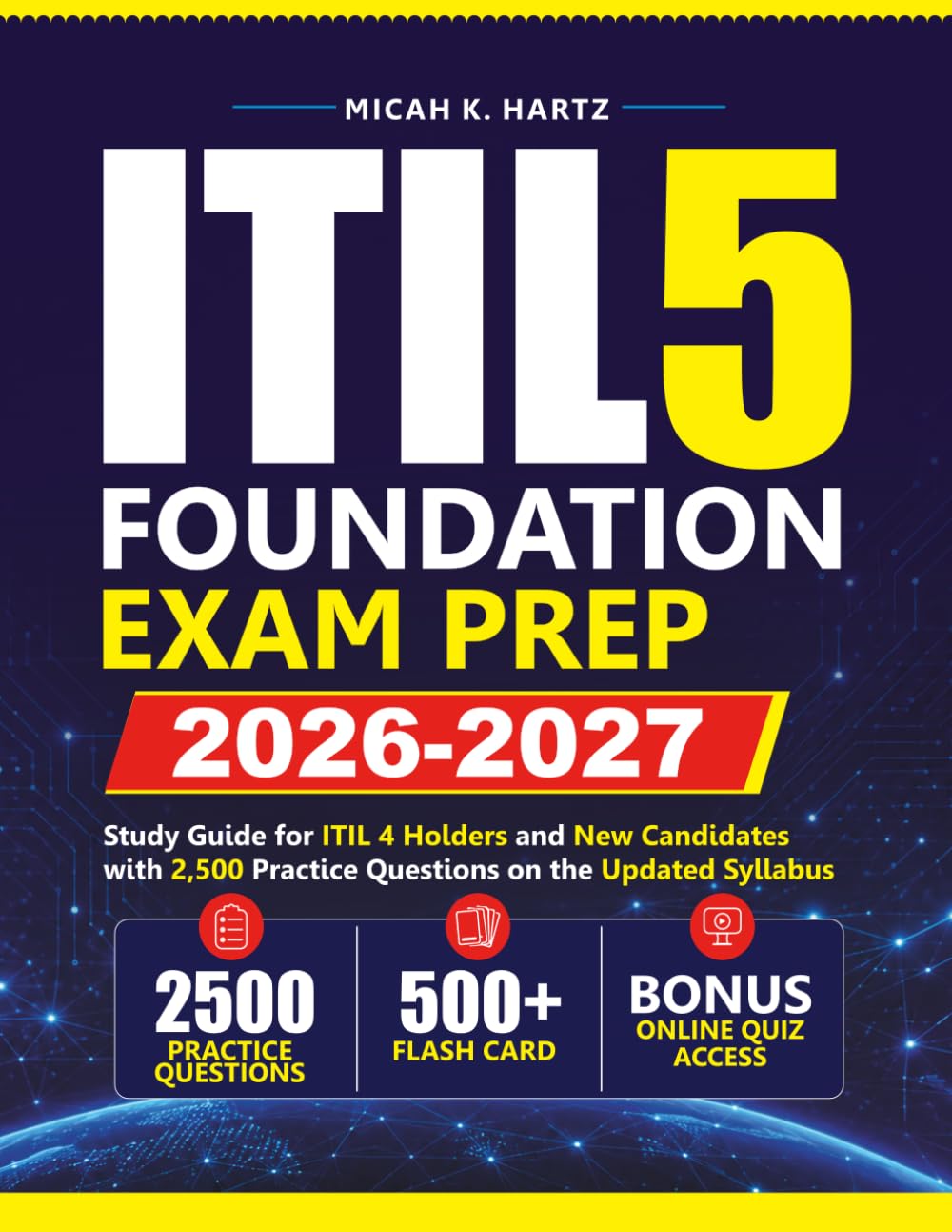 ITIL 5 FOUNDATION EXAM PREP 2026 – 2027: Study Guide for ITIL 4 Holders and New Candidates with 2,500 Practice Questions on the Updated Syllabus