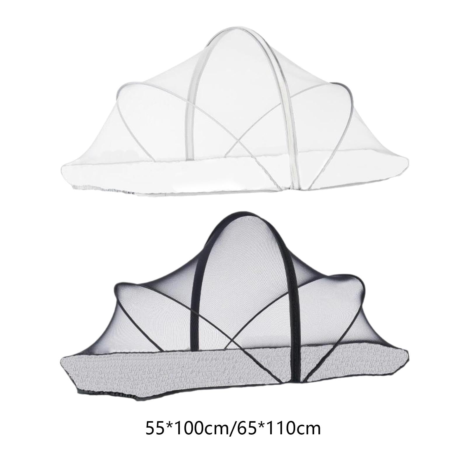 Enakshi® Baby Crib Net Removeable Protective Canopy Folding for Home Nursery Room Crib Black S|Home & Garden | Bedding | Canopies & Netting - Image 4 thumbnail
