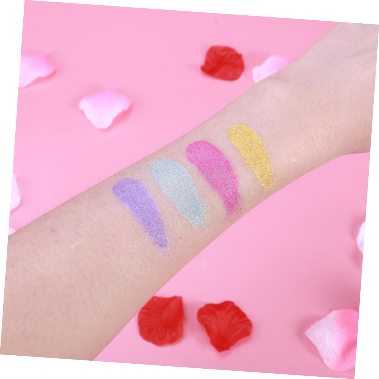 IWOWHERO Pigment Powder 10 Pcs Pearl Shimmer Glitter for DIY Crafts Soap Cosmetics