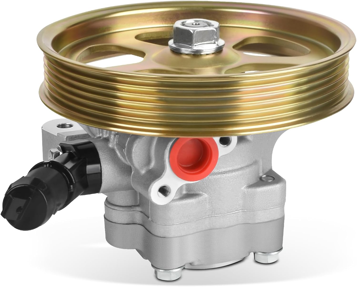 HYR Power Steering Pump with Pulley Compatible with Honda Accord 2008-2012, Pilot 2009-2011, Accord Crosstour 2010-2011 V6 3.5L, Replace # 21-5494 965494 56110RN0A01 56110RN0A02 56110RN0A03