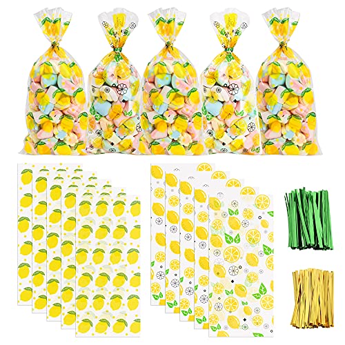 peony man 150 Pcs Lemon Cellophane Bags Lemon Cello Treat Bags Clear Candy Bags Plastic Goodie Storage Bags with 200 Pcs Twist Ties for Lemon Themed Party Supplies Summer Candy Packaging peony man 150 Pcs Lemon Cellophane Bags Lemon Cello Treat Bags Clear Candy Bags Plastic Goodie Storage Bags with 200 Pcs Twist Ties for Lemon Themed Party Supplies Summer Candy Packaging