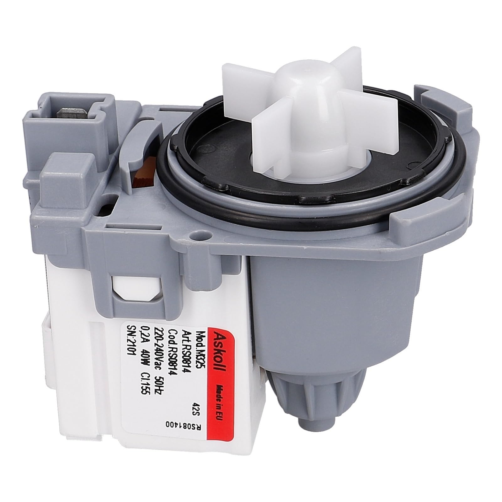 LUTH Premium Profi Parts Bomba de drenaje compatible con Bauknecht C00266228 Askoll Mod. M325 para lavadora