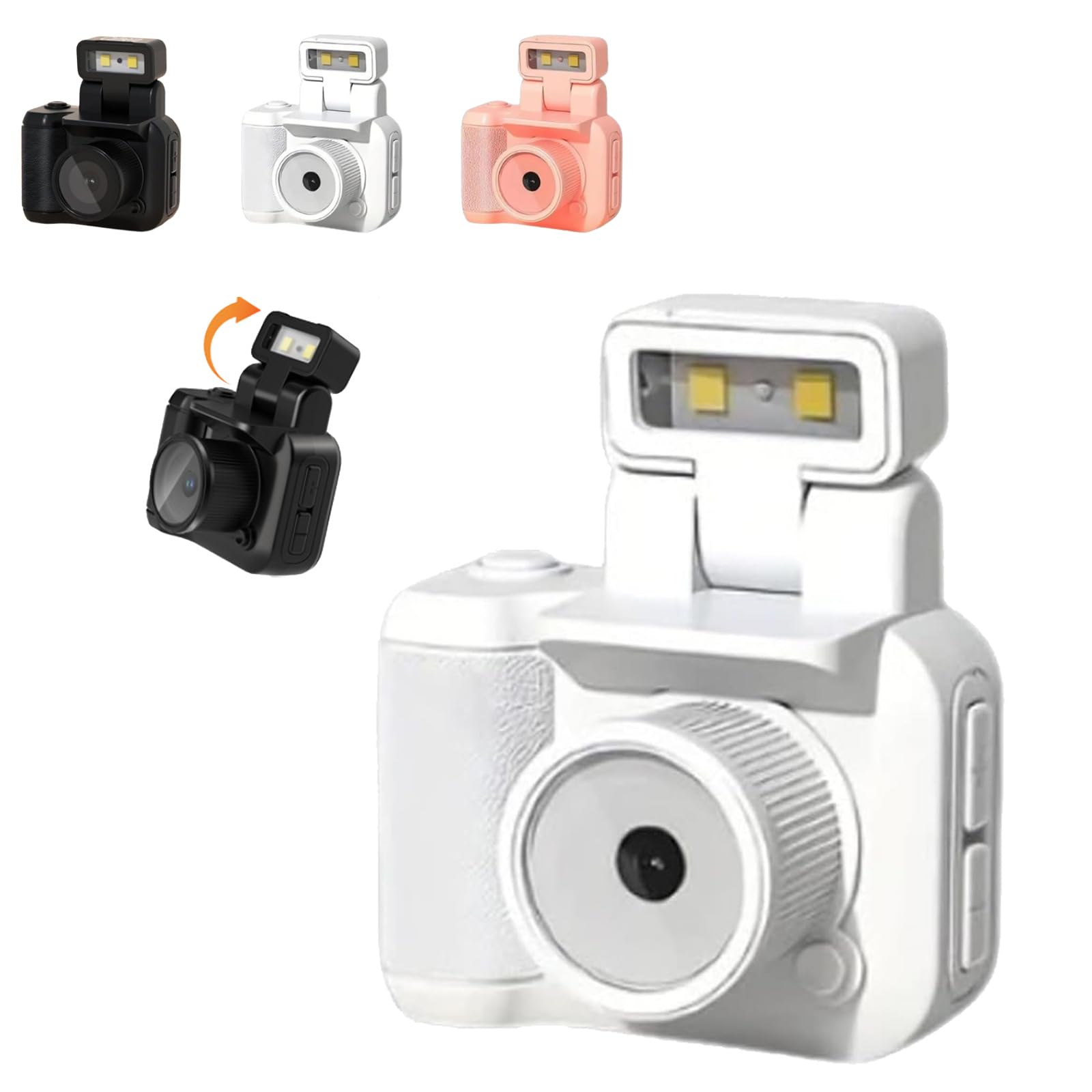 Mini Camera, Mini Camera with Flash Light, 1080p HD Mini Camera with 6 Filters