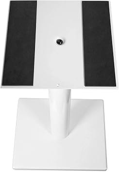 Rockville Pair RS29W V2 29-Inch Steel Bookshelf Speaker/Studio Monitor Stands, 60 lbs Capacity, Anti-Vibration Foam, Cable Management, for Home Audio and Studio Monitoring
