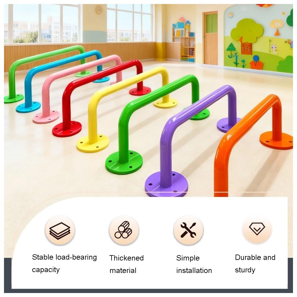 Barras de soporte de techo resistentes para interiores y exteriores, equipo de parque infantil, estructuras de escalada y escaleras de pared, equipo de fitness seguro y versátil para niños para juegos
