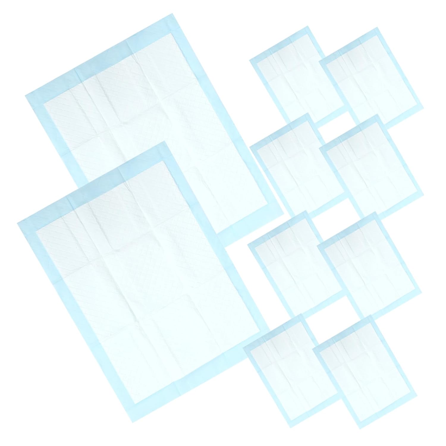 LIFKOME 10pcs Heavy Duty Incontinence Pads Diaper Changing Covers Soft Washable Leak Decorative Portable for Travel Outdoor