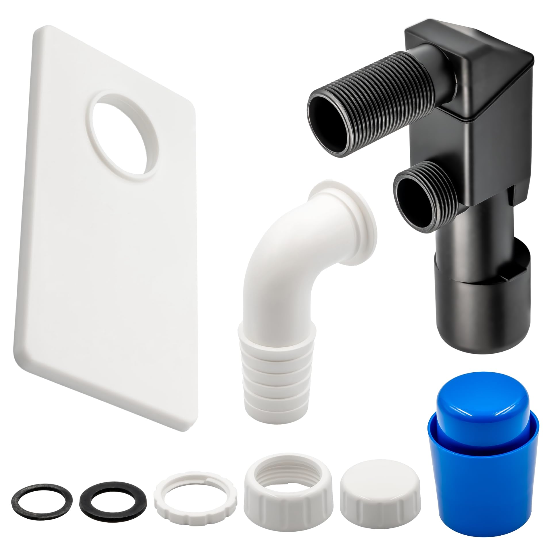 Alcaplast APS6 Dispositivi Sifone Da Incasso Connettore Per Acque Reflue Lavatrice Lavastoviglie Asciugatrice A Pompa Di Calore 1049408120 - Foto 12