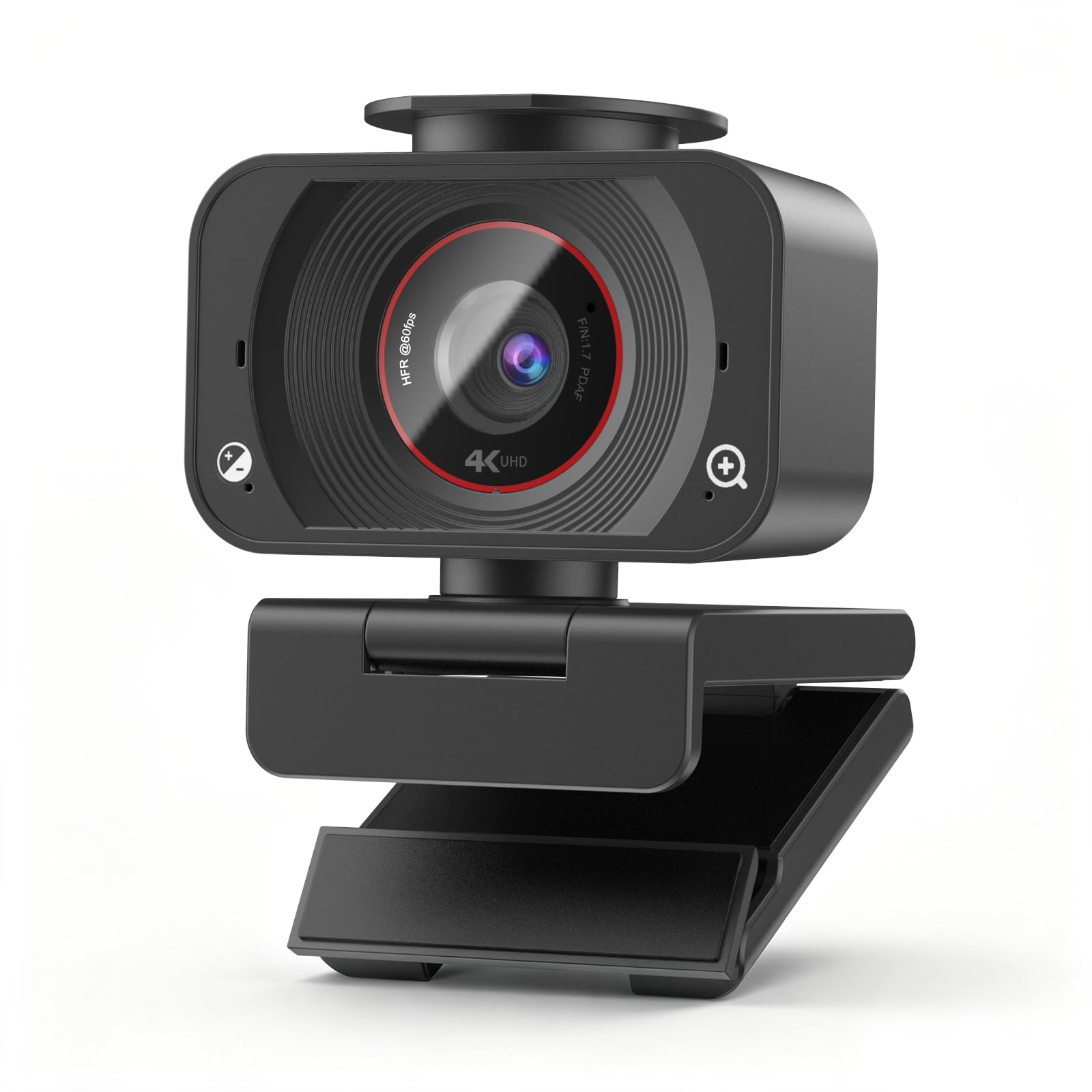 Spedal Kamera internetowa 4K z mikrofonem, kamera PDAF autofokus, 1080p 60 kl./s, podwójny mikrofon z redukcją szumów, ochrona danych, kamera internetowa USB Plug & Play do zoomu, zespołów, laptopów