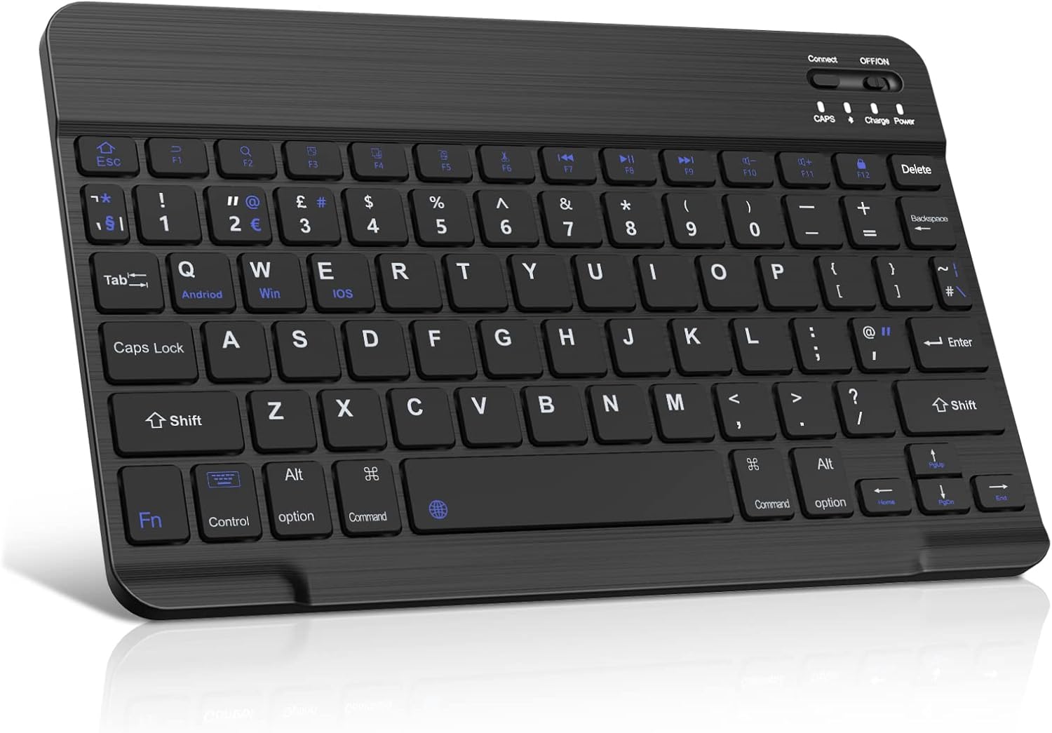 SENGBIRCH Wireless Bluetooth Keyboard Lightweight Slim for iOS iPad