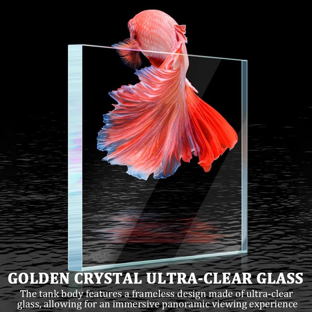 Set di Acquari di Lusso Intelligenti, Grande Acquario Ecologico per La Casa, Acquario Verticale Integrato, Attrezzatura Completa per Acquari,Length 100cm a
