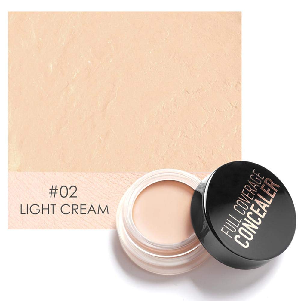 Crema Correctora de Cobertura Completa,Corrector Maquillaje, Corrector de Acné de Manchas Cremosas, Corrector de Ojeras e Imperfecciones, Antiojeras Mujer Corrector(#2)
