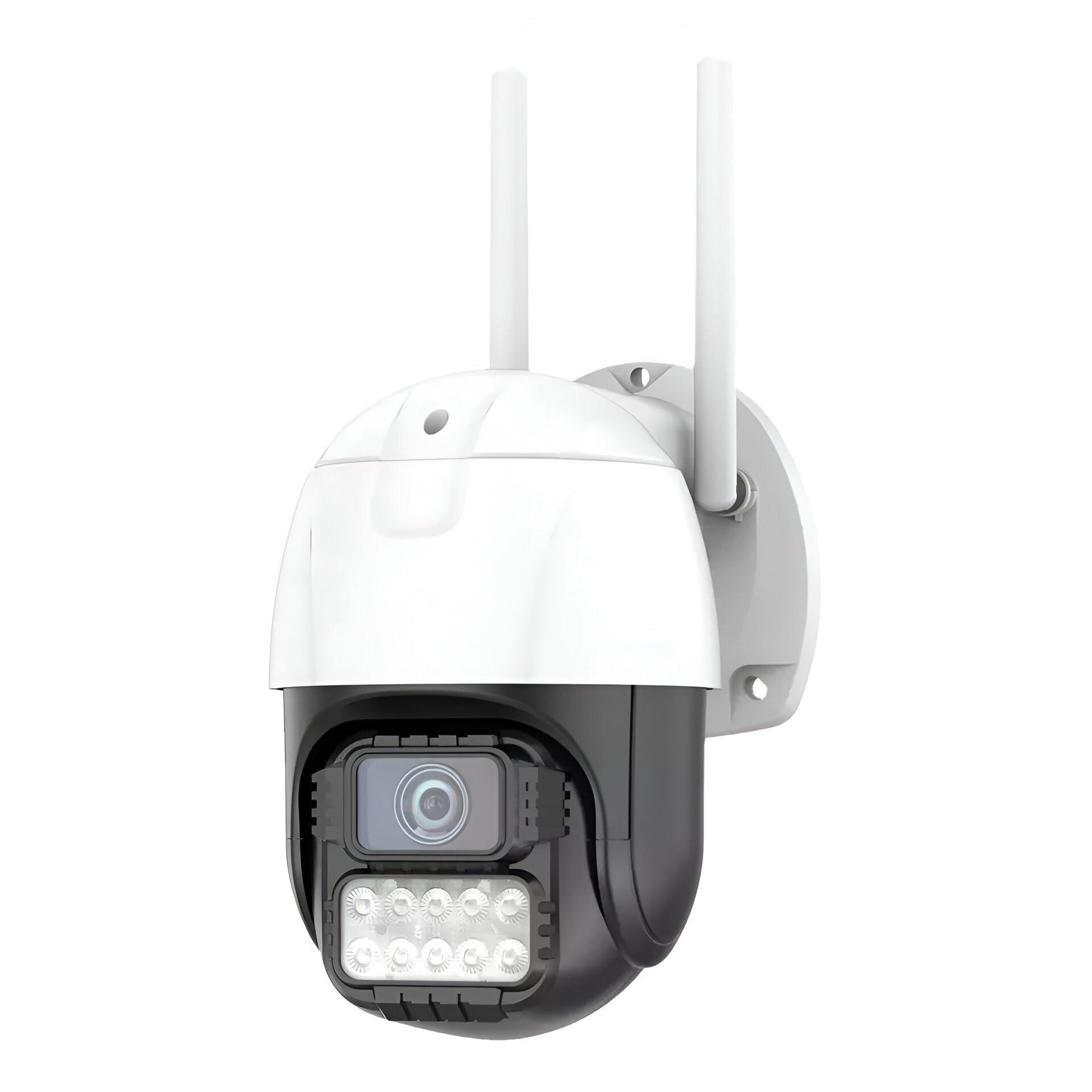 TechEase 360° Smart Home Office Wireless WiFi Camera Outdoor PTZ Camera CCTV 4MP | 2K (QHD) Color Night Vision|Ai Auto Tracking| IP66 Weatherproof |MicroSD Card Recording|Cloud Storage (PTZ-03)