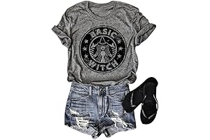 Women's Witch Coffee T-Shirts: Spooky Style with a Twist of Humor