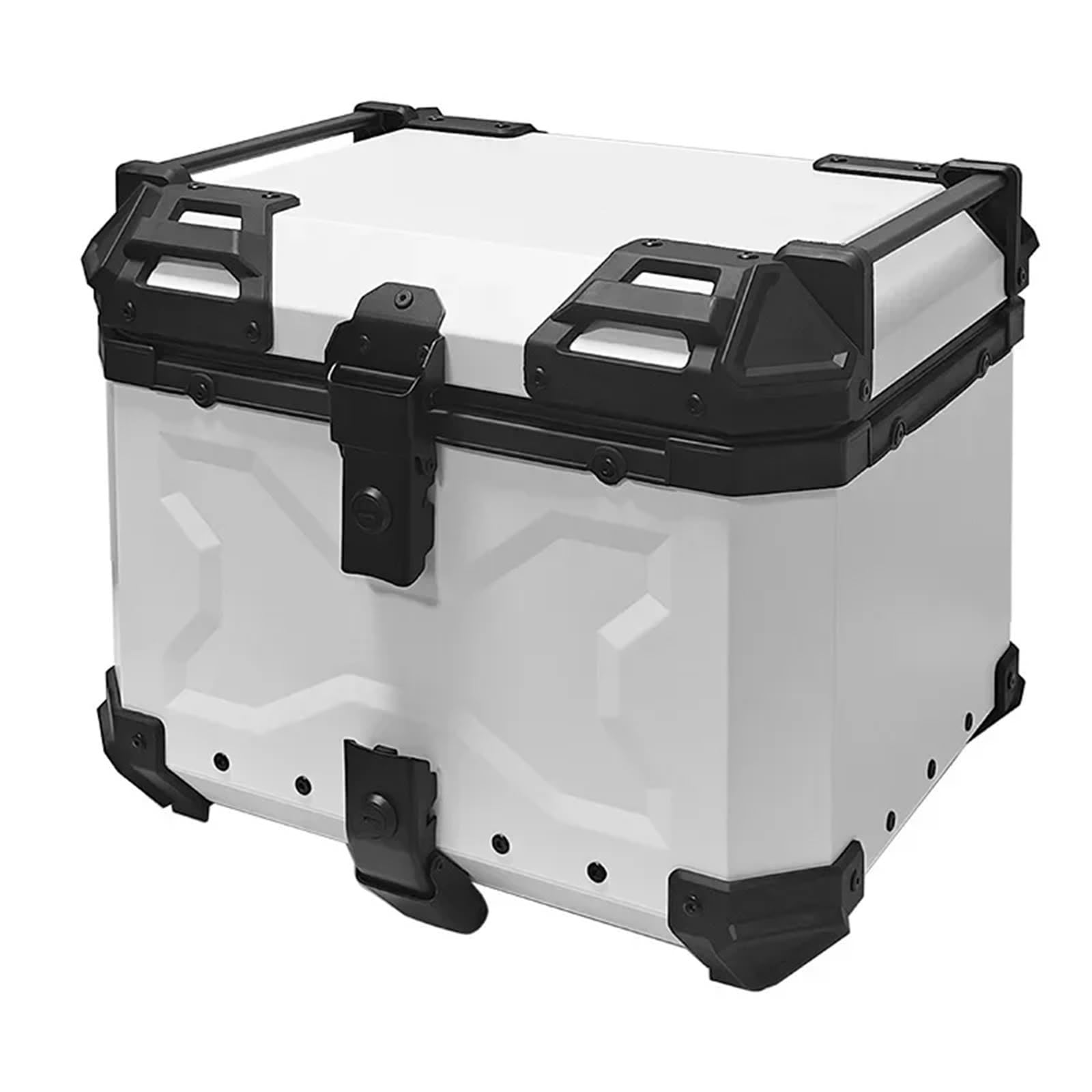 36L pasuje do ogólnego bagażnika motocyklowego ze stopu aluminium X tłoczony wodoodporny tylny boks skuter przechowywanie górny kufer(Style7)
