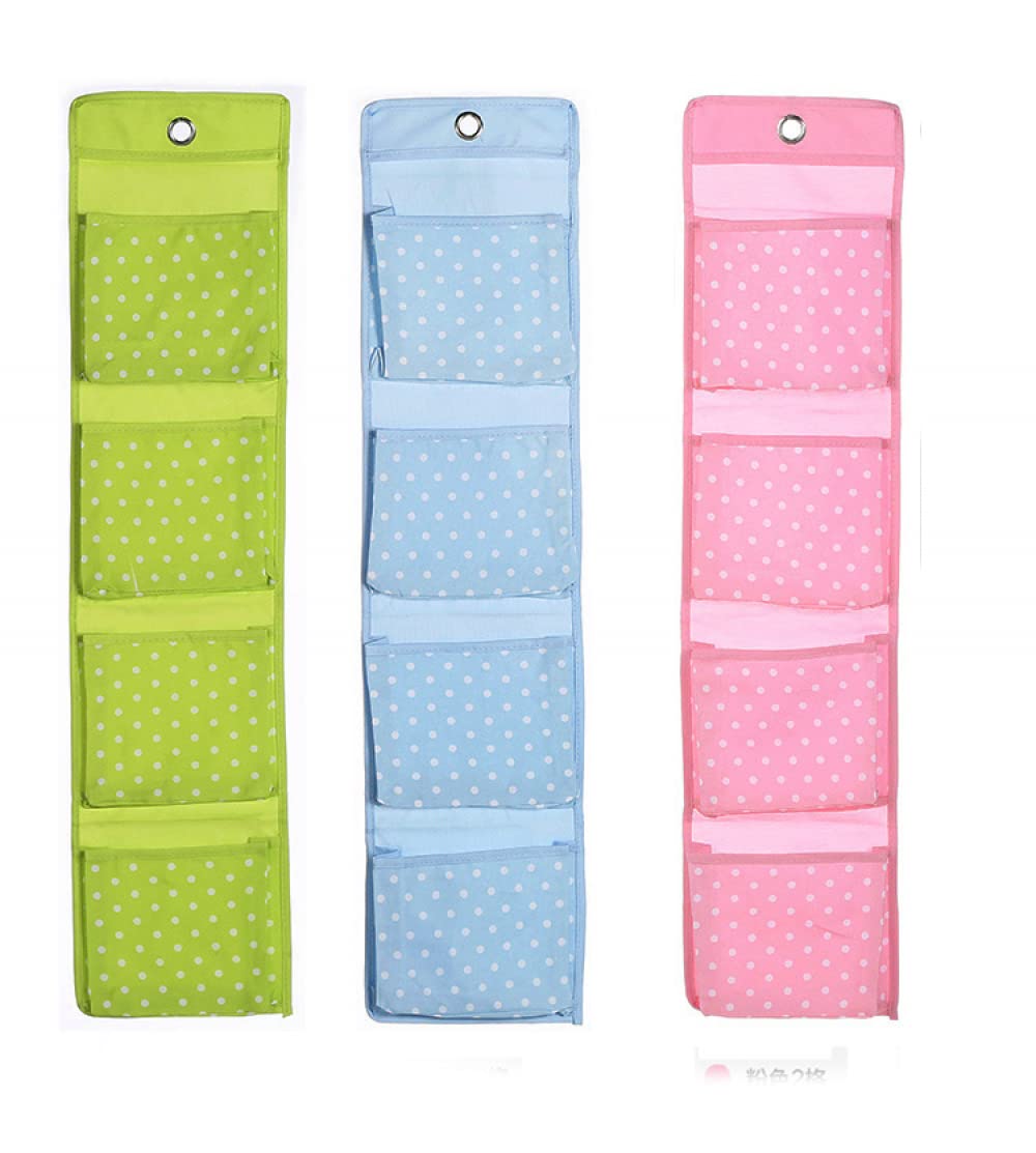 YXSH Organizador Colgante De 4 Capas, Calcetines De Rejilla Múltiple Ropa Interior De Juguete Llaves Clasificación Almacenamiento Bolsa Puerta Armario para Colgar En La Pared Multiuso