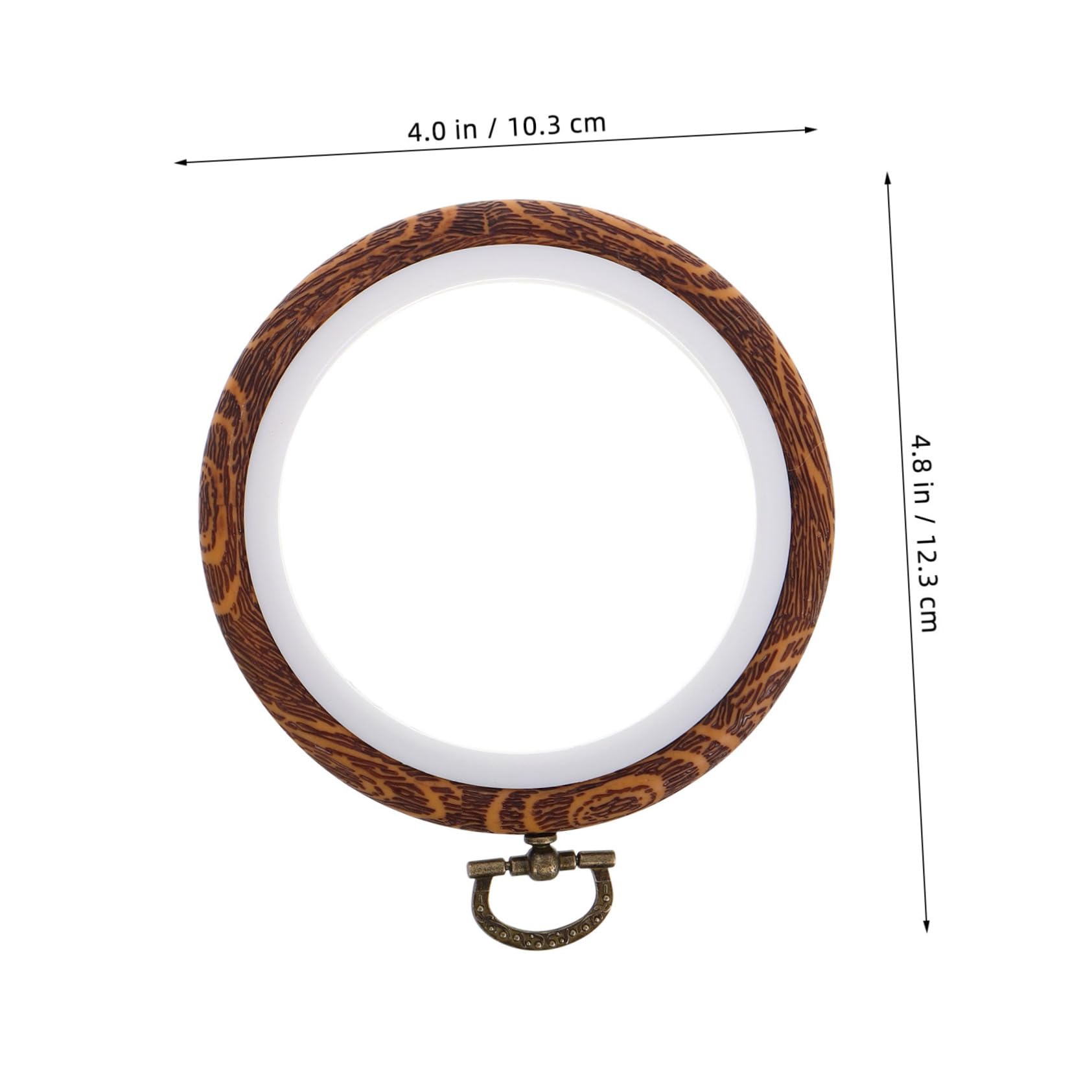 HOODANCOS 10 Piezas Bastidor de Bordado Ovalado Aros de Punto de Cruz Marco de Bordado para Manualidades para Hacer Regalos y Exhibir