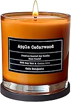 Vista 20 de Mecha de madera, 100% soja, altamente perfumada, vertida a mano, 8 onzas (lavanda ámbar)