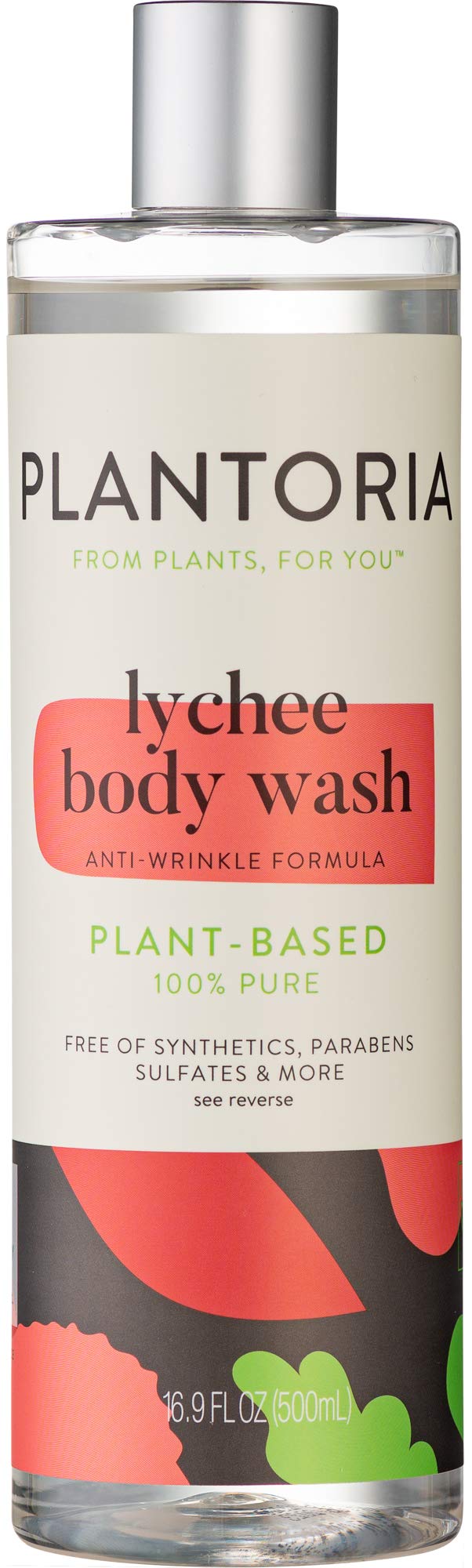 Lychee Body Wash | Plant Based Pure Natural Vegan Organic Bodywash | Anti Aging Body Skin Care Products With Deionized Water, Lychee, Mango, Shea Butter | Rich Source of Vitamin C