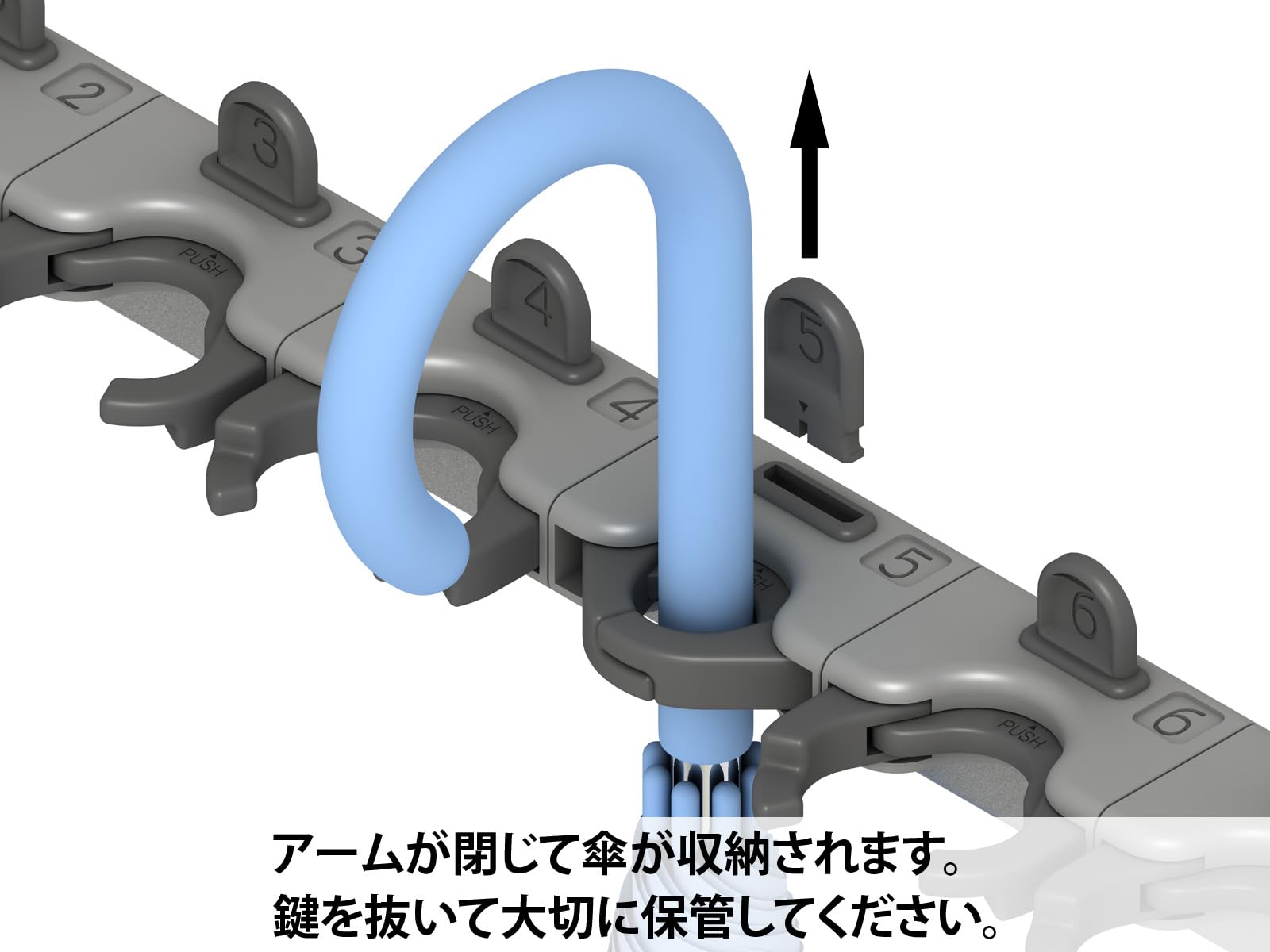 Amazon.co.jp: トヨダプロダクツ 鍵付 傘立て 業務用 30本 LA19