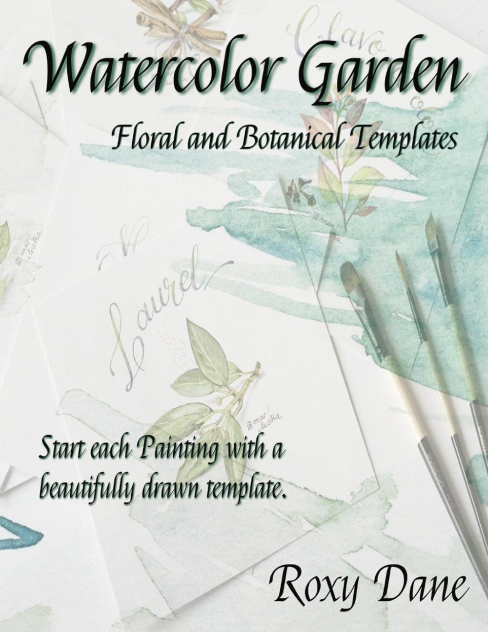 Amazon.com: Roxy's Watercolor Templates: Floral and Botanicals ...
