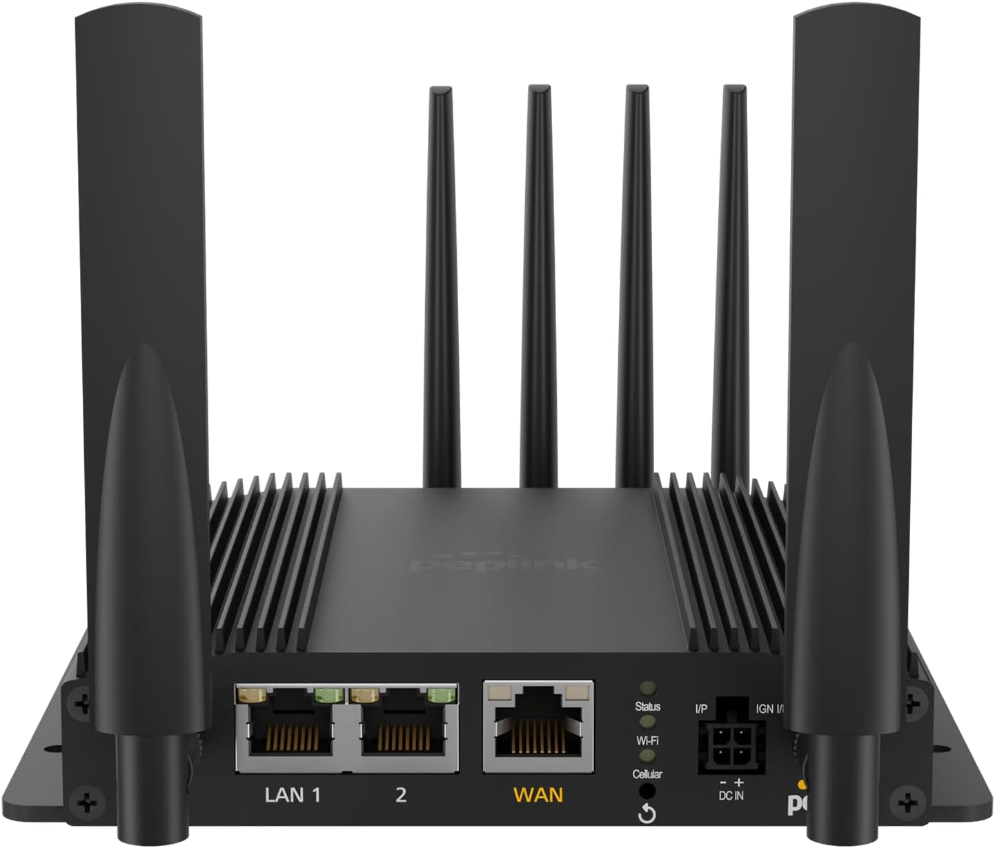 Peplink MAX BR1 Pro [CAT 20] | LTE-A Pro Modem with Redundant SIM Slots | Wi-Fi 6 | GPS Receiver| Drop-In Mode, Load Balancing/Failover, Ignition Sensing | MAX-BR1-PRO-GLTE-S-T-PRM